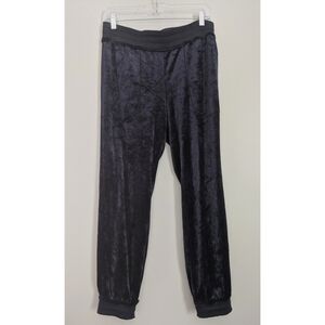 Free People Intimately Free Blue Velour Joggers
